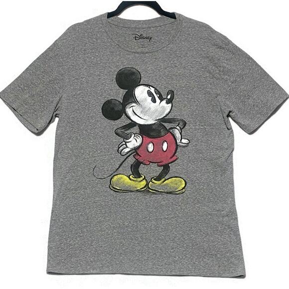 Walt Disney World Mickey Mouse T-Shirt Women's Size Large Gray - Picture 8 of 8